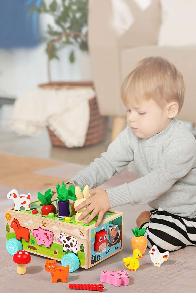 Childrens Toys Style Happy Farm Animal Car