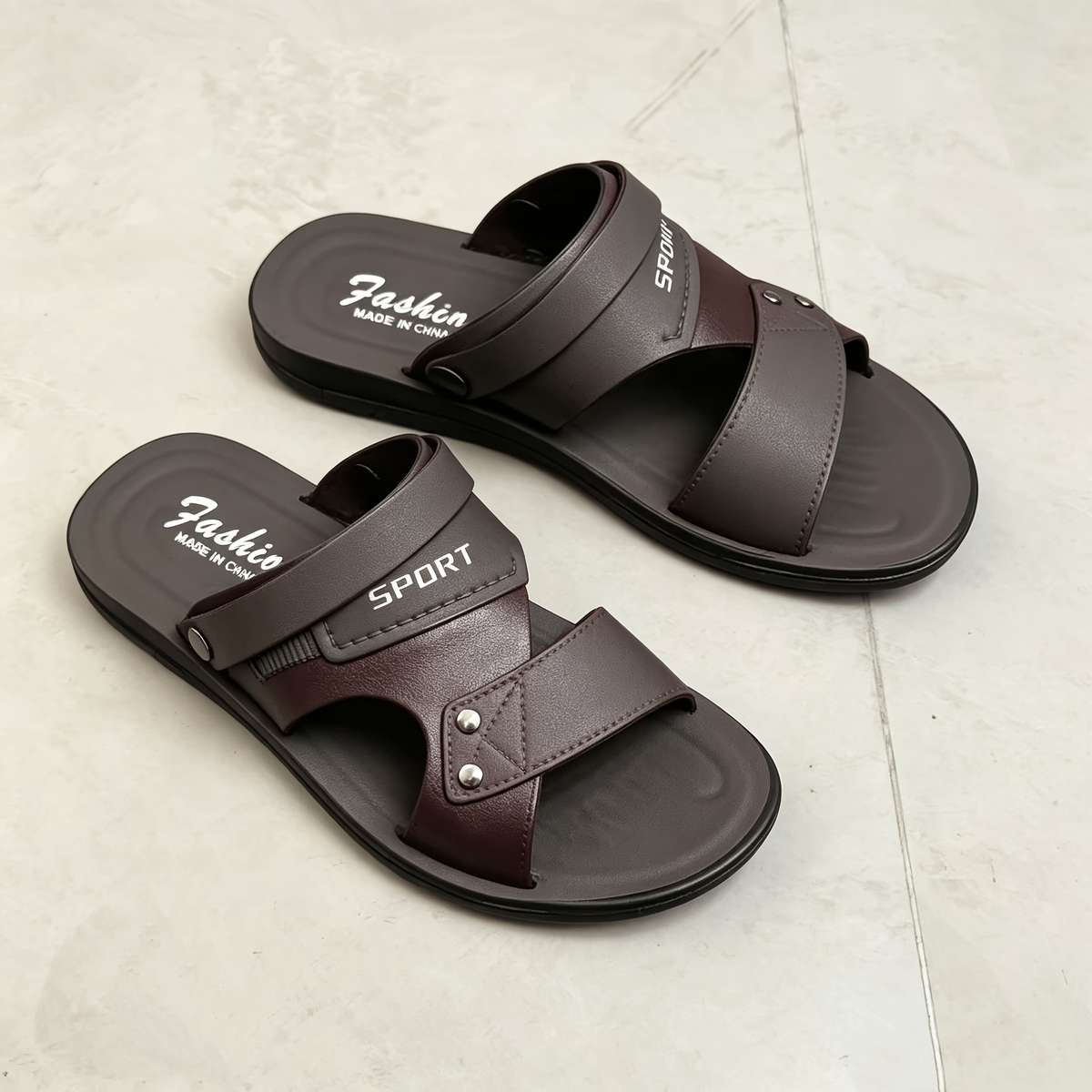 Sandals Color Dark Gray Size Uk 7 Wide
