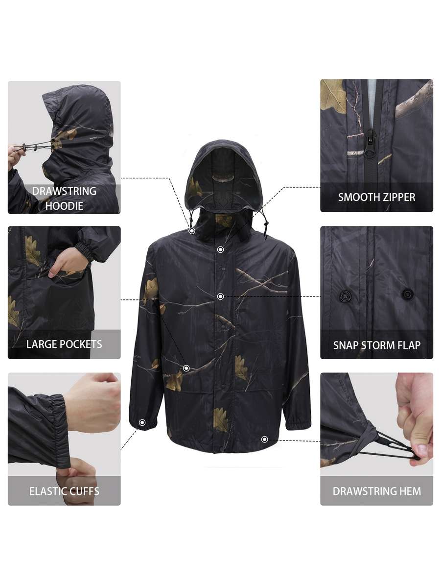 Raincoat Barkblack Size Uk S