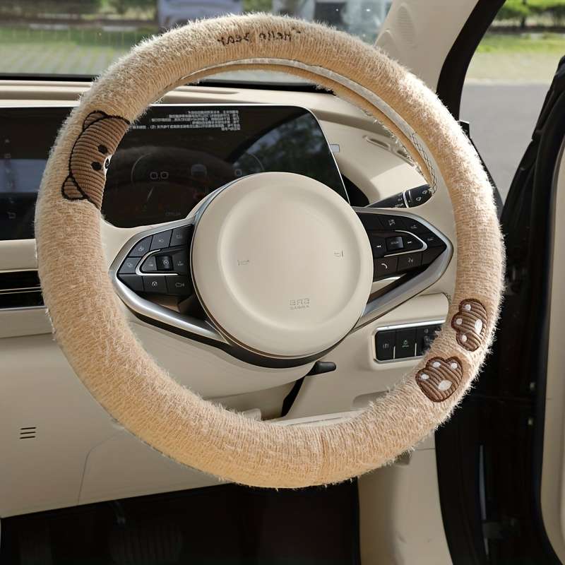 Car Steering Wheel Cover Sakura Pink