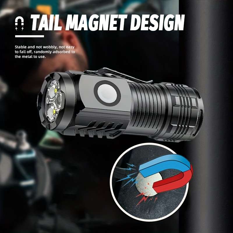 Portable Lamp Items Black Flashlight