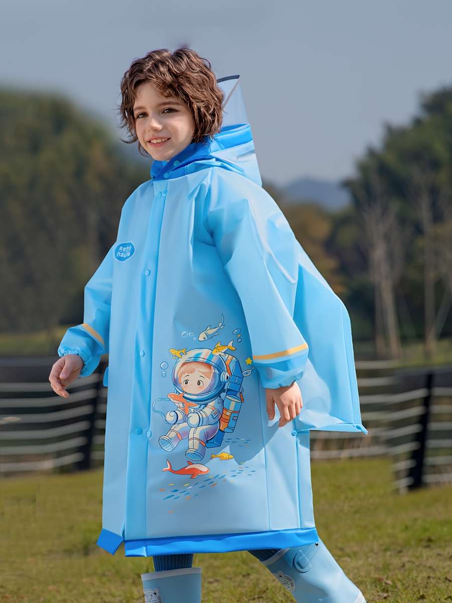 Raincoat Sky Blue Size 6Y