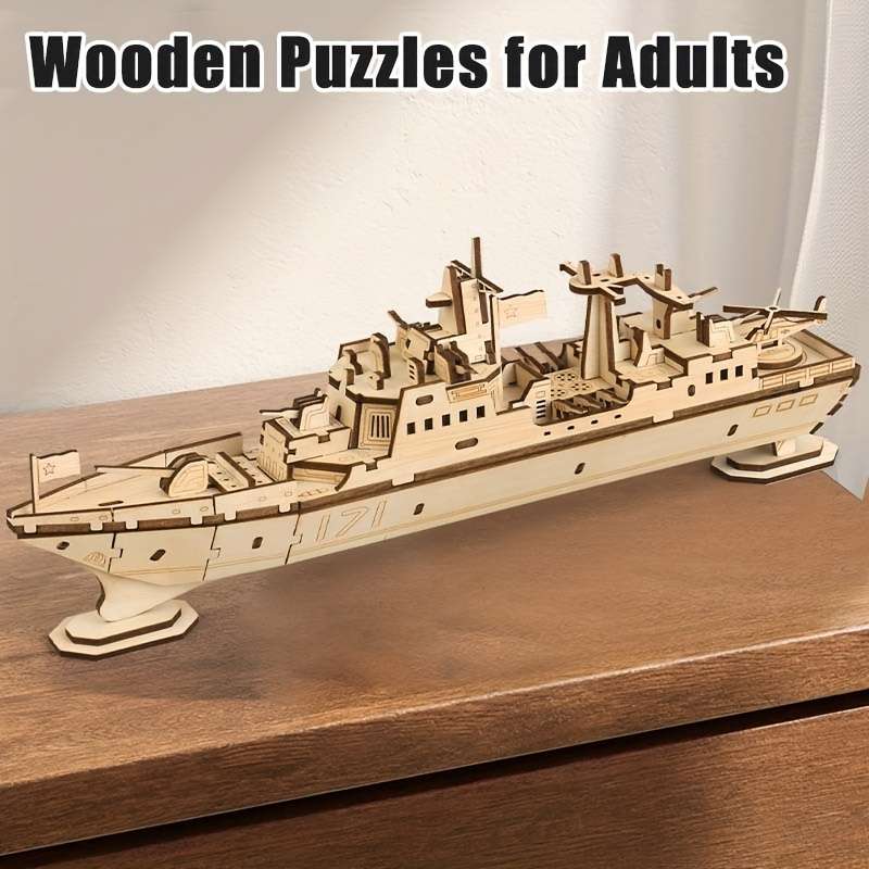 3D Jigsaw Puzzle Model Ship Items 1Pcs Wooden Ship Model