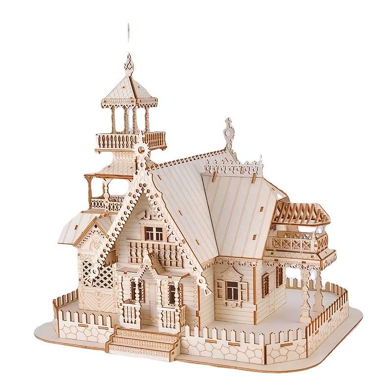 3D Building Model Puzzle Set Model Mhbs