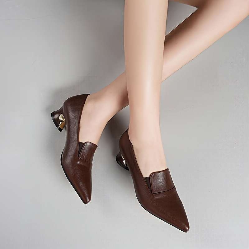 Women S High Heels Color Dark Brown Sizeuk 3.5