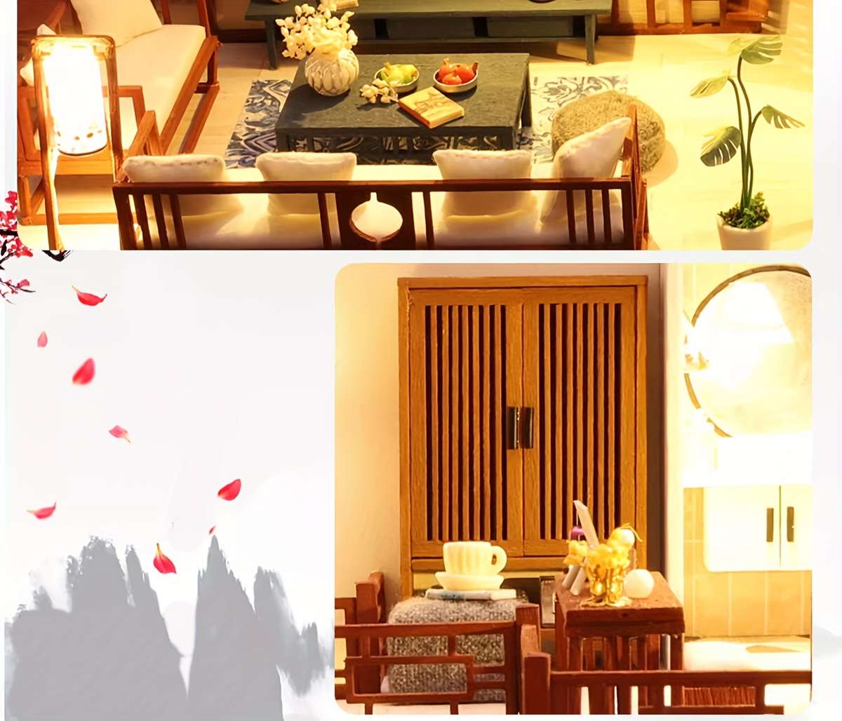 Building Toy Architectural Model Toy Set Style Quiet Good Time