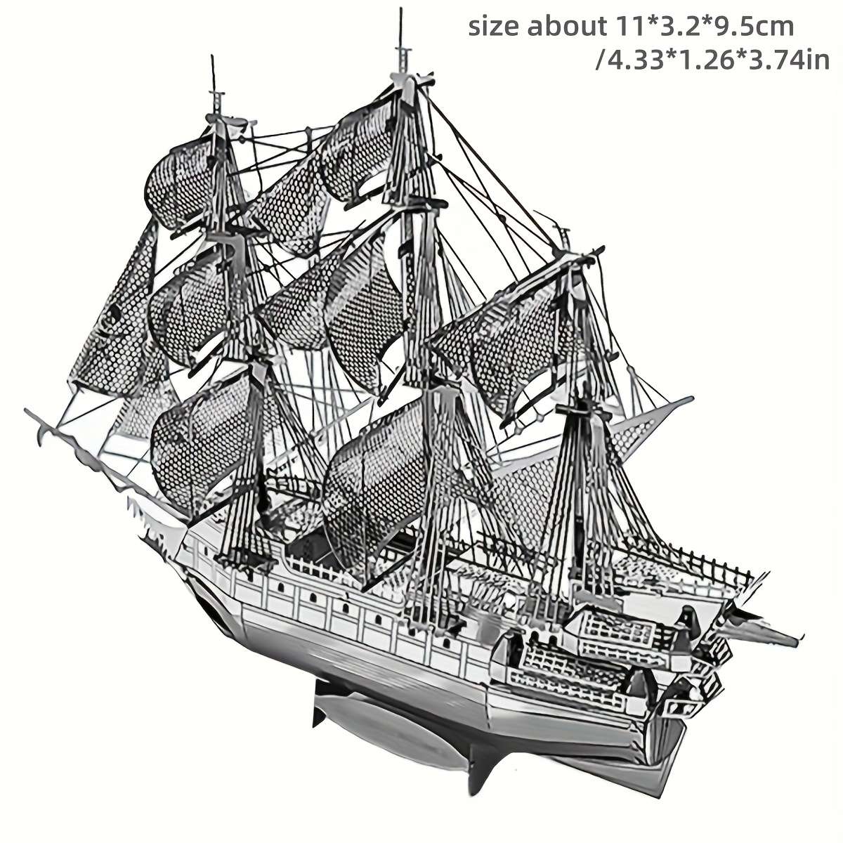 3D Jigsaw Puzzle Model Ship Items Soaring Dutchman Metal Puzzle
