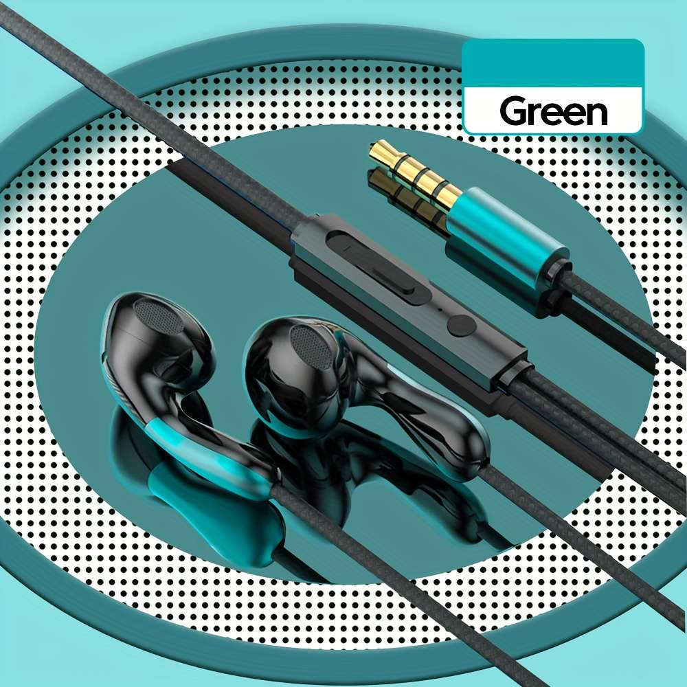 Wired Headphones Black 3.55Mm