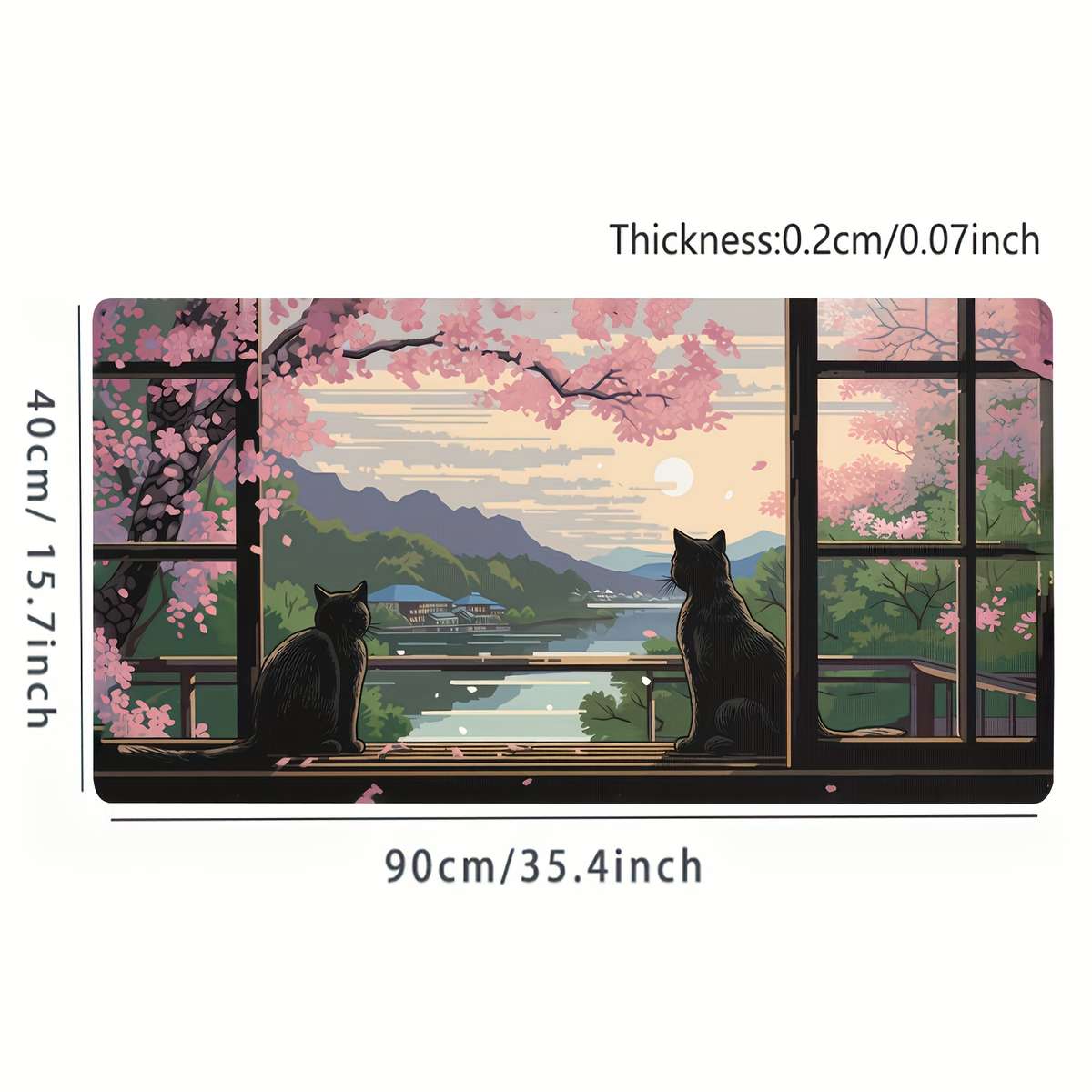 Mouse Pad Size 27.5Inch X 11.8Inch