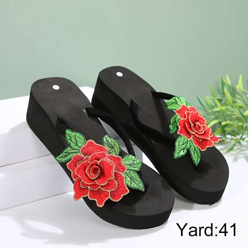 Ladies Summer Flip Flops Black Uk 6