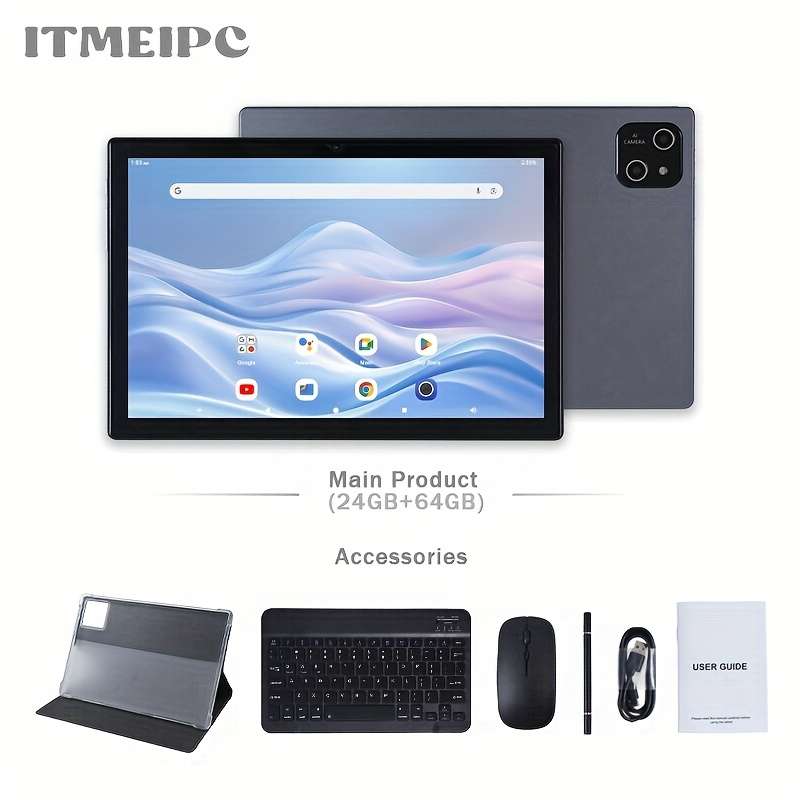 Ergonomic Itmeipc Tablet 2In1 Bundle For Students Fast Processing Speed 10 1