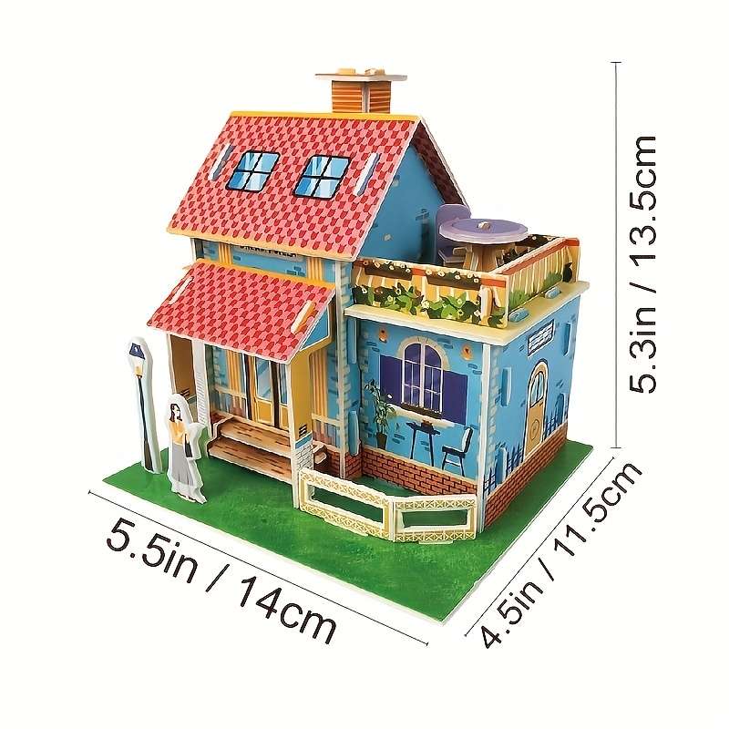 3D Building Model Puzzle Set Model A23004