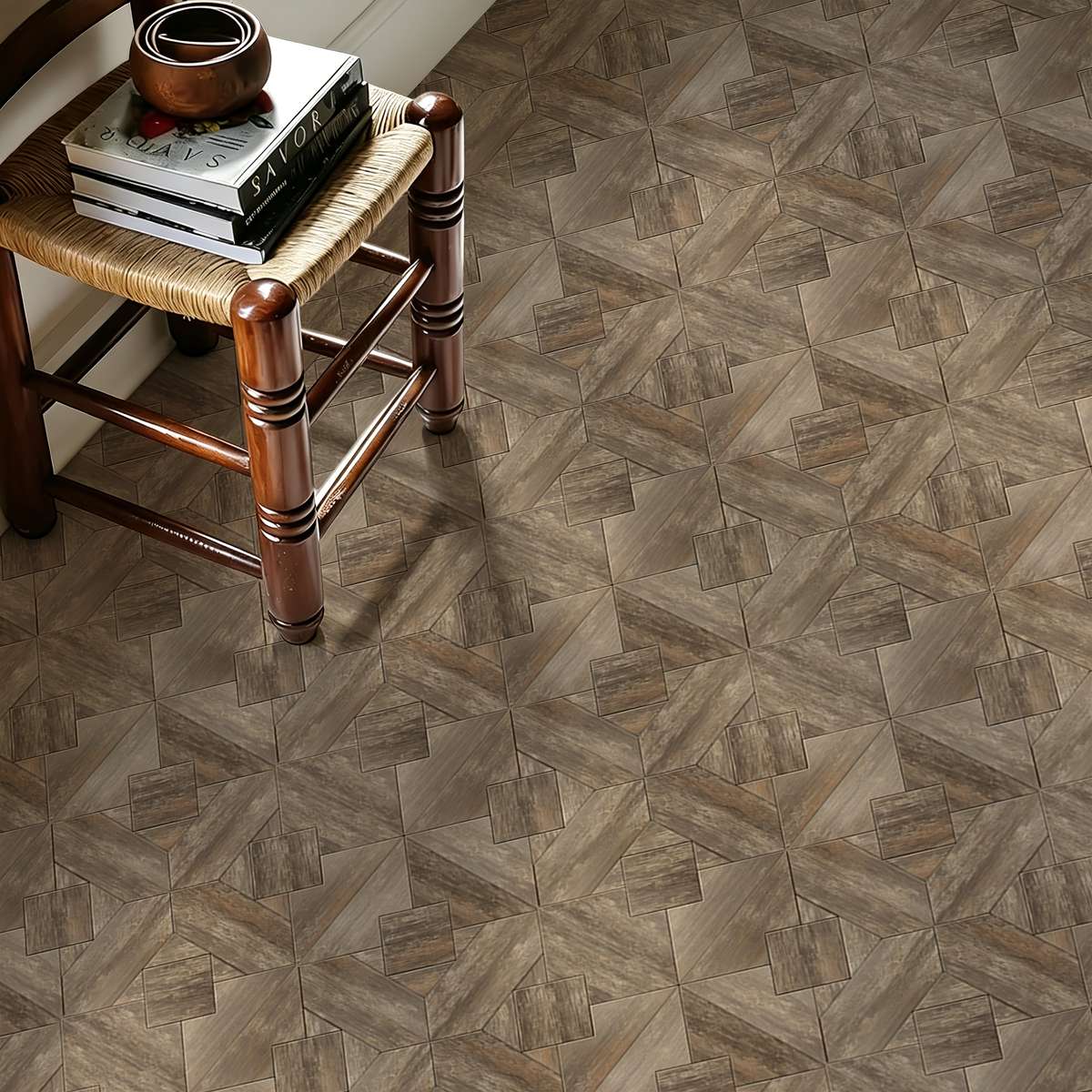 Self Adhesive Floor Stickers 40Cm*120Cm*S Wood Grain