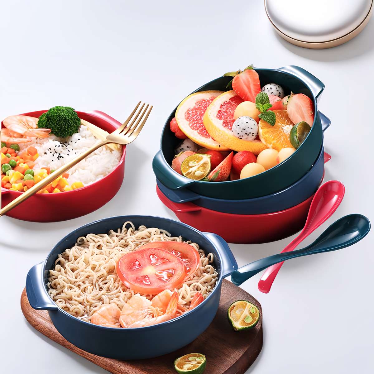 Bowl Items Red S Bowl  S Spoon
