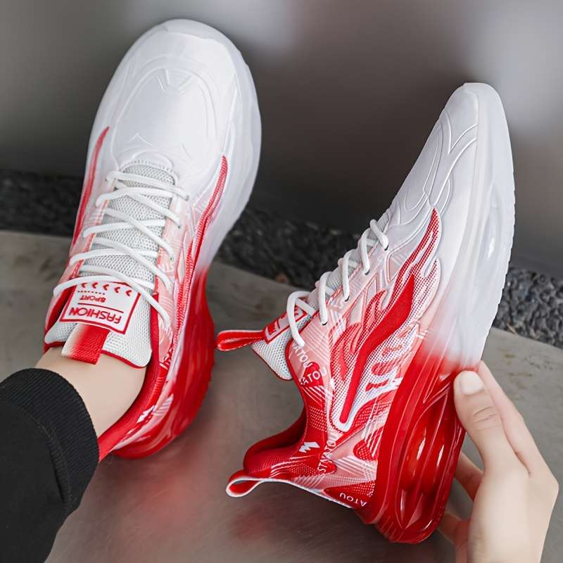Sneakers Color White Red Sizeuk 7