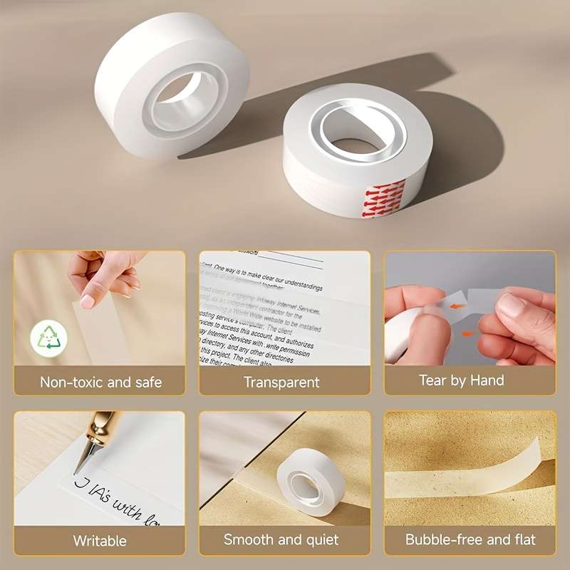Adhesive Tape Model 1.8Cm*25M 0.7In*984In Quantity3 Rolls