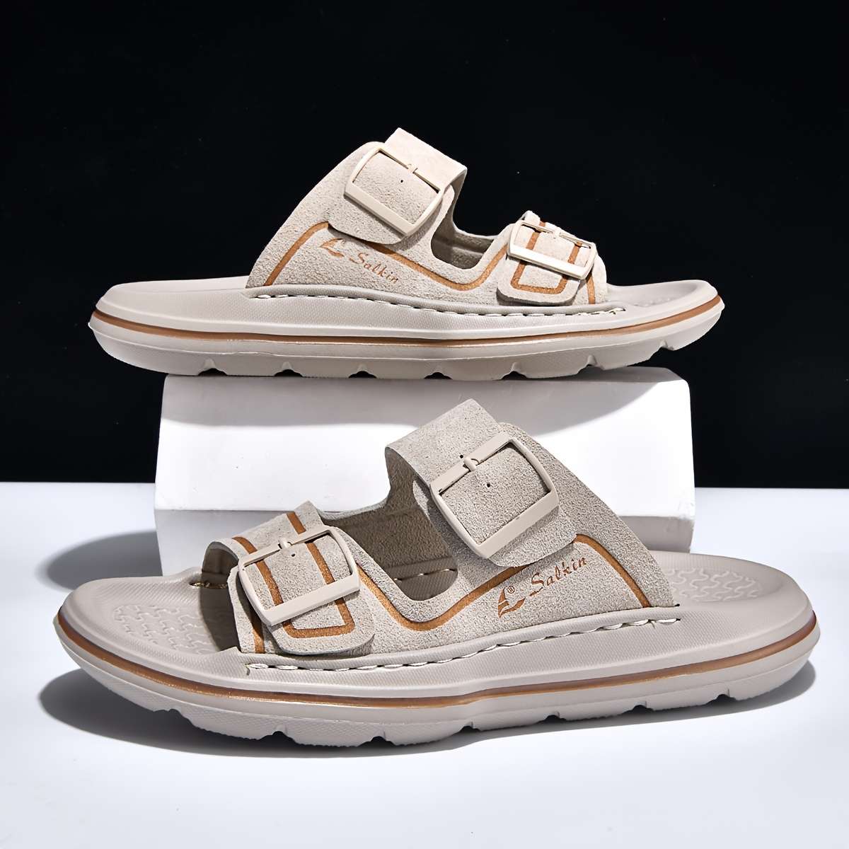 Sandals Color Beige Size Uk 8