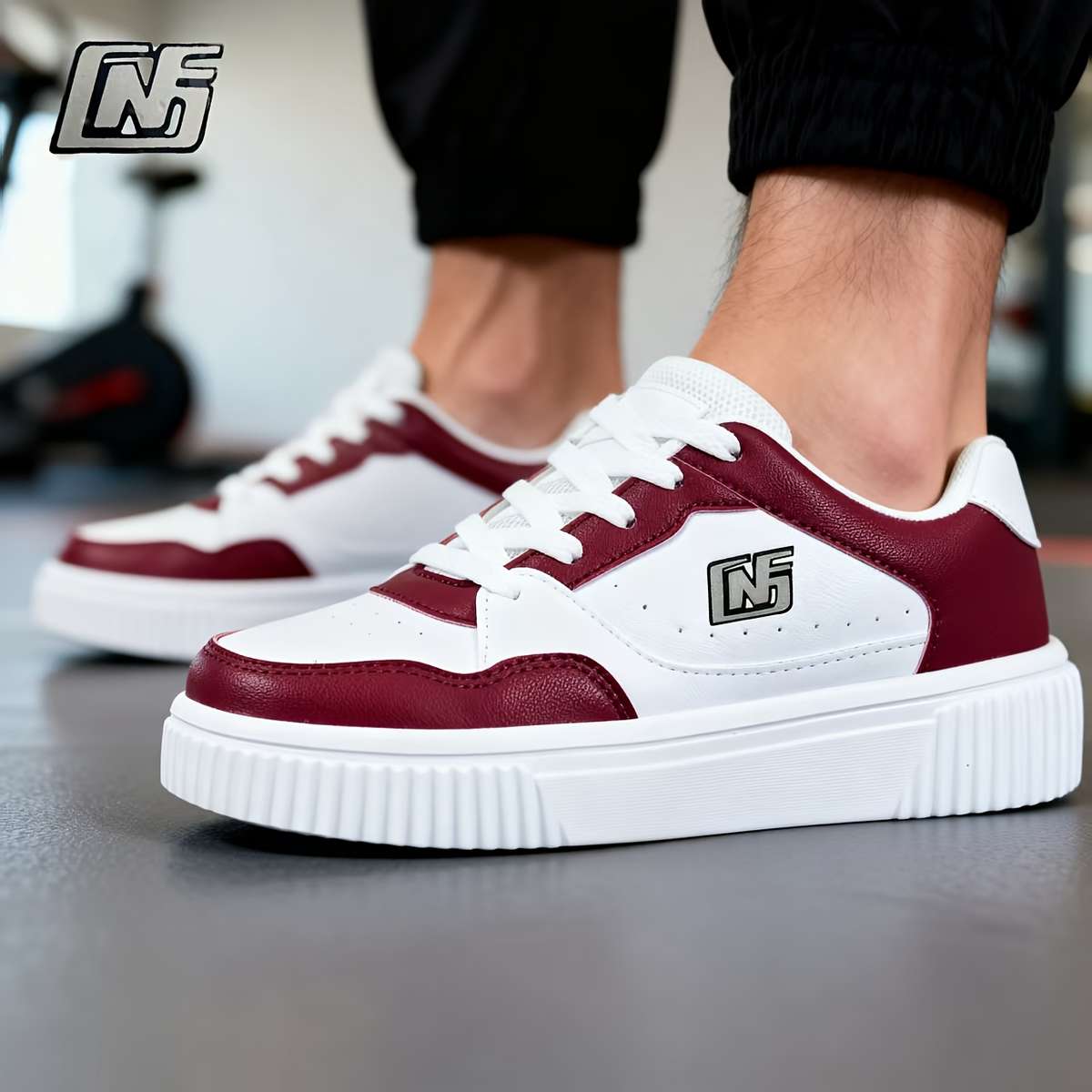 Sneakers Color White And Grey Sizeuk 7.5