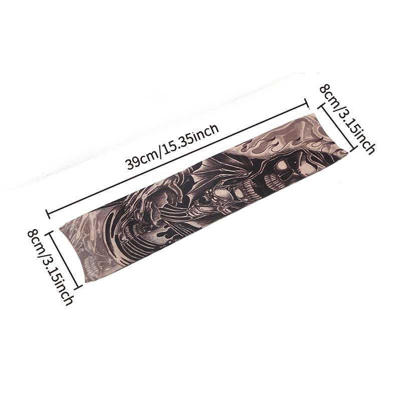 2Pcs Comtable Seamless Tattoo Sleeve