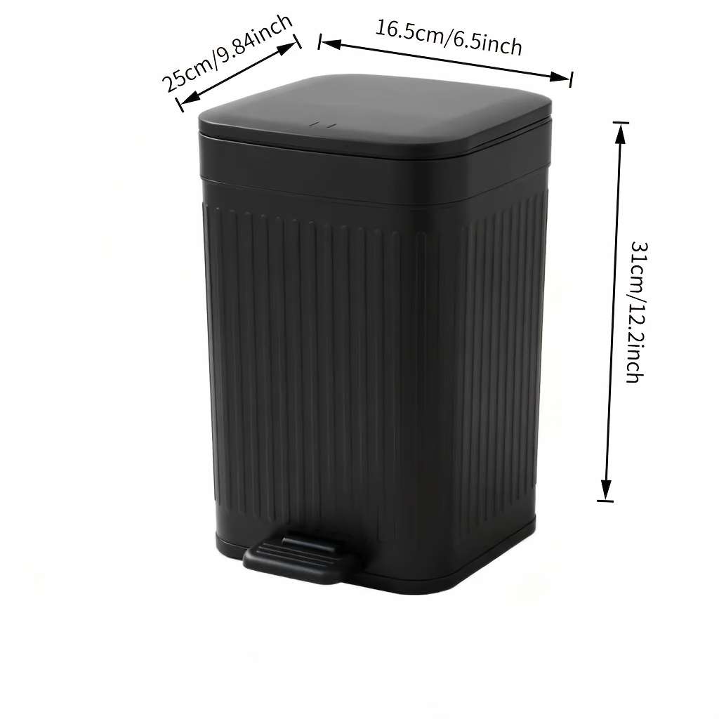 Garbage Can Color Black