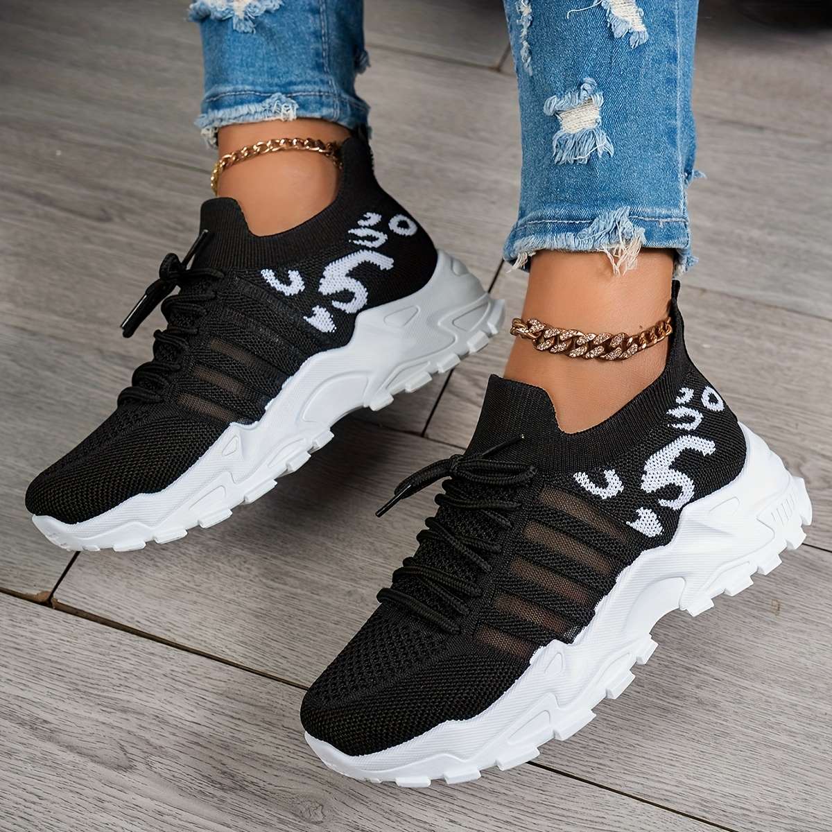 Women S Sneakers Color Black Sizeuk 5