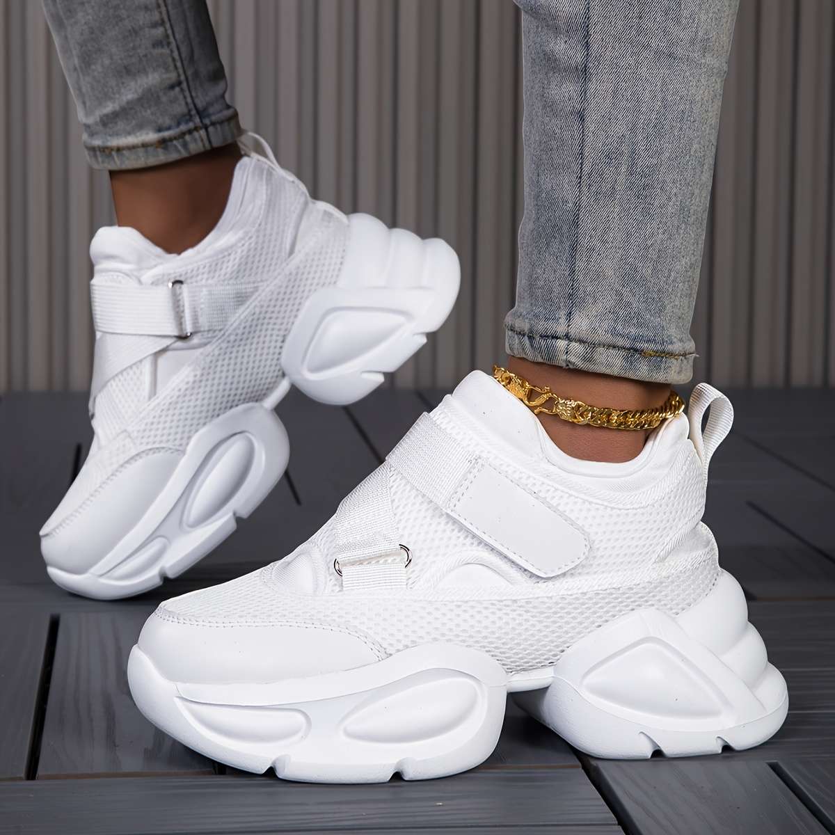 Women S Sneakers Color White Sizeuk 5.5