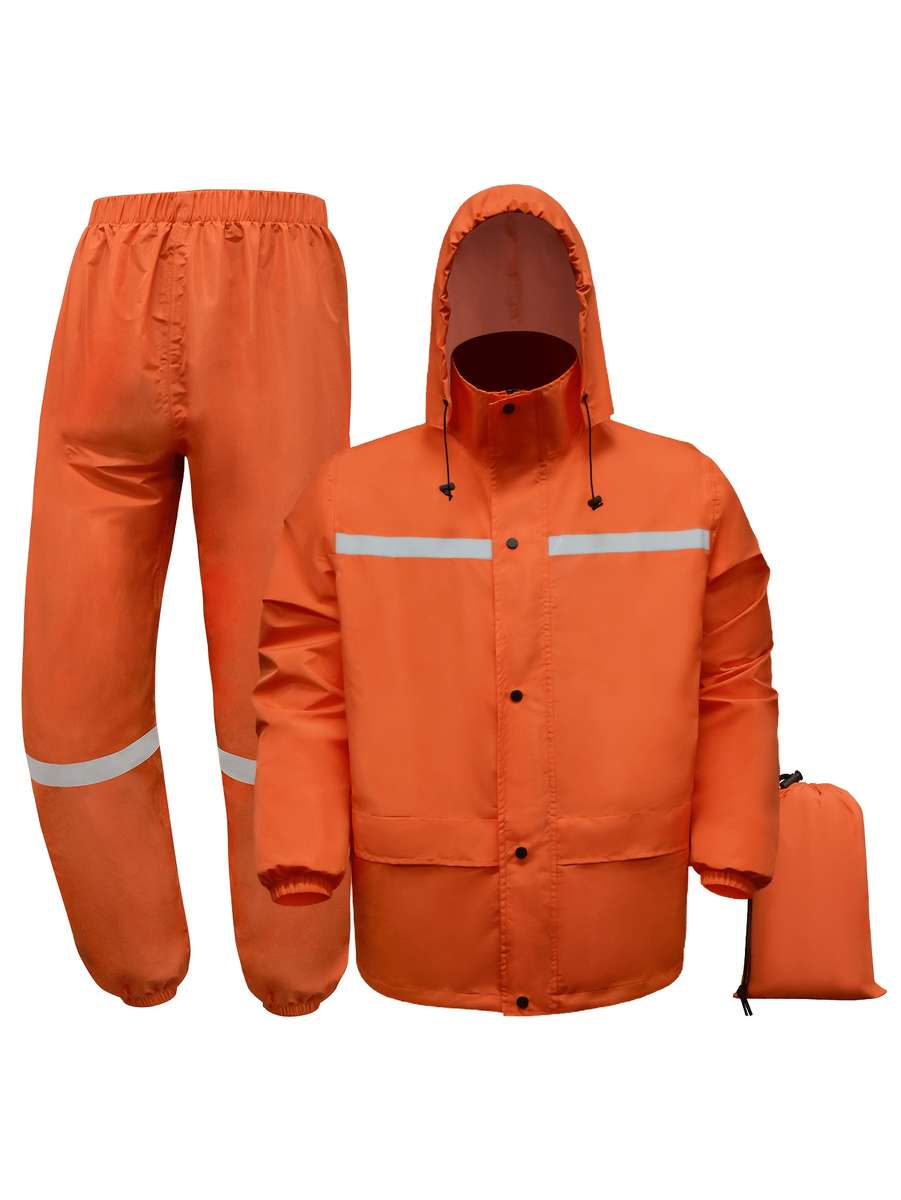 Raincoat Orangered Size M