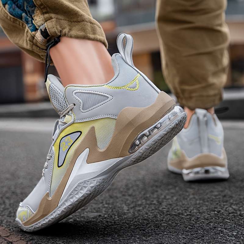 Sneakers Beige Gray Size Uk 7.5