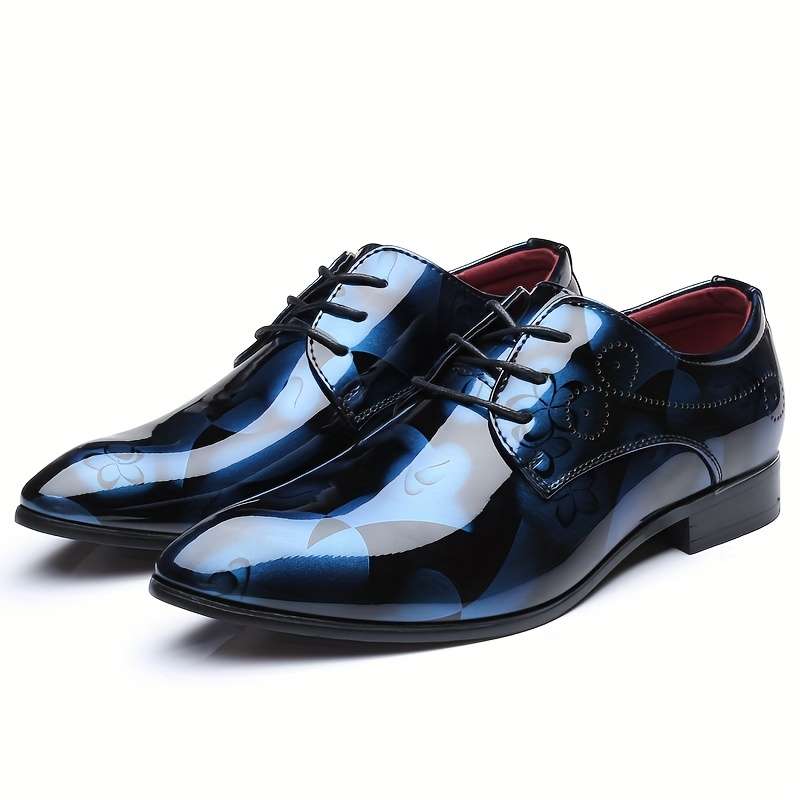 Mens Leather Shoes Color Blue Sizeuk 7