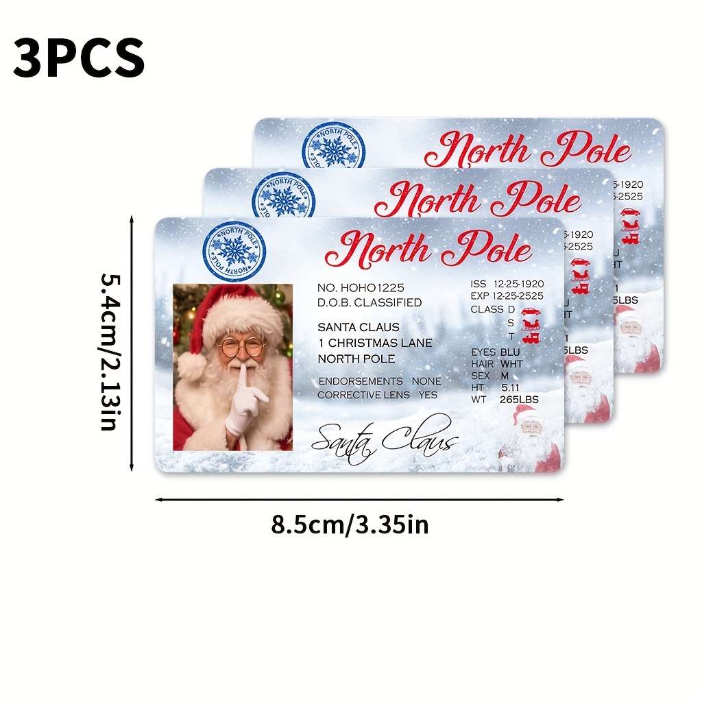 Christmas Decorations Model 3Pcs Axu