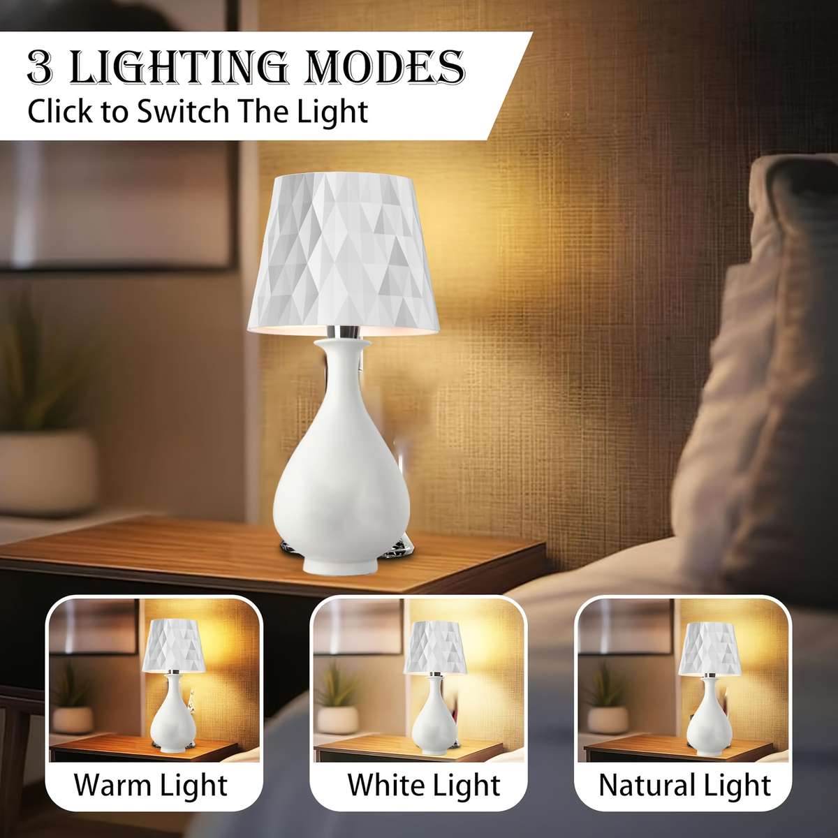 Desk Lamp Color 2Pcs  Matte Black