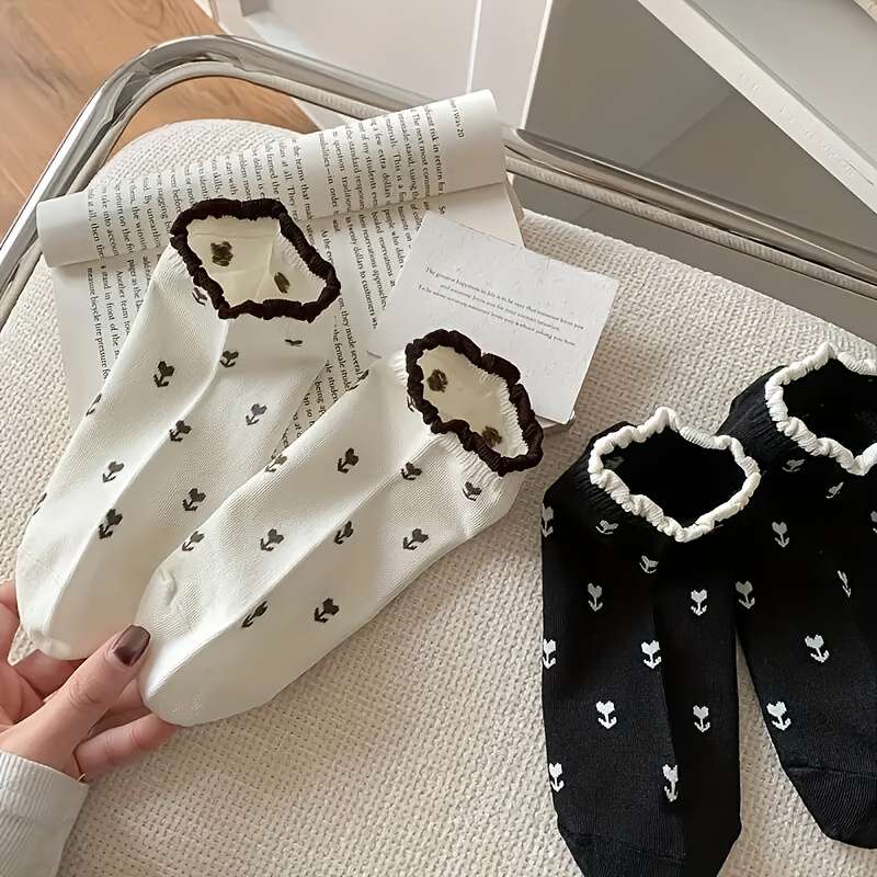Women S Socks Color 5Pairs Mixed Colors Size Onesize