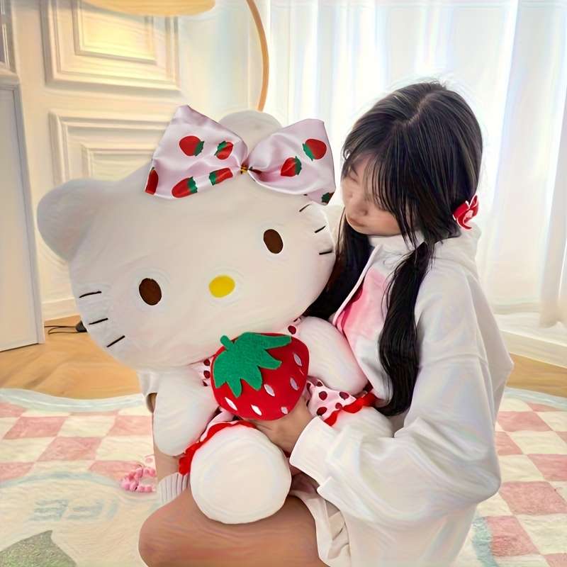 Plush Toyss color Strawberry Hello Kitty