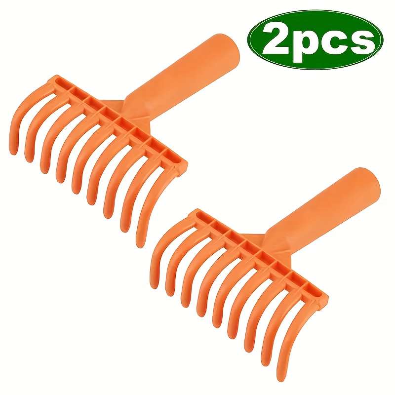 Garden Supplies Color 13Cm Rake Orange 2Pcs