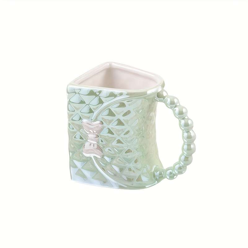 Water Cup Model Ceramic Bag Cup Black