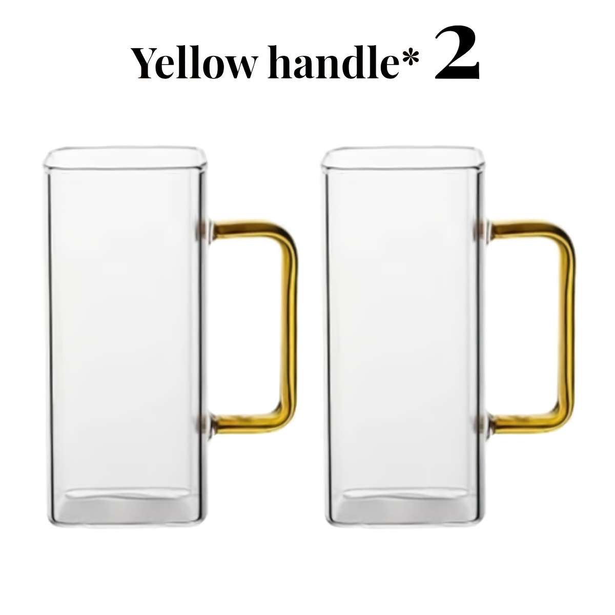 Water Cup Color Yellow Handle Quantity2