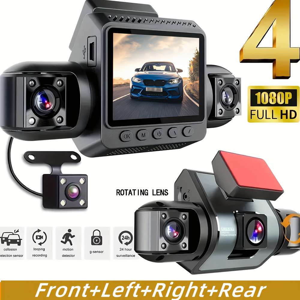 Dashcam Style 4 Cameras