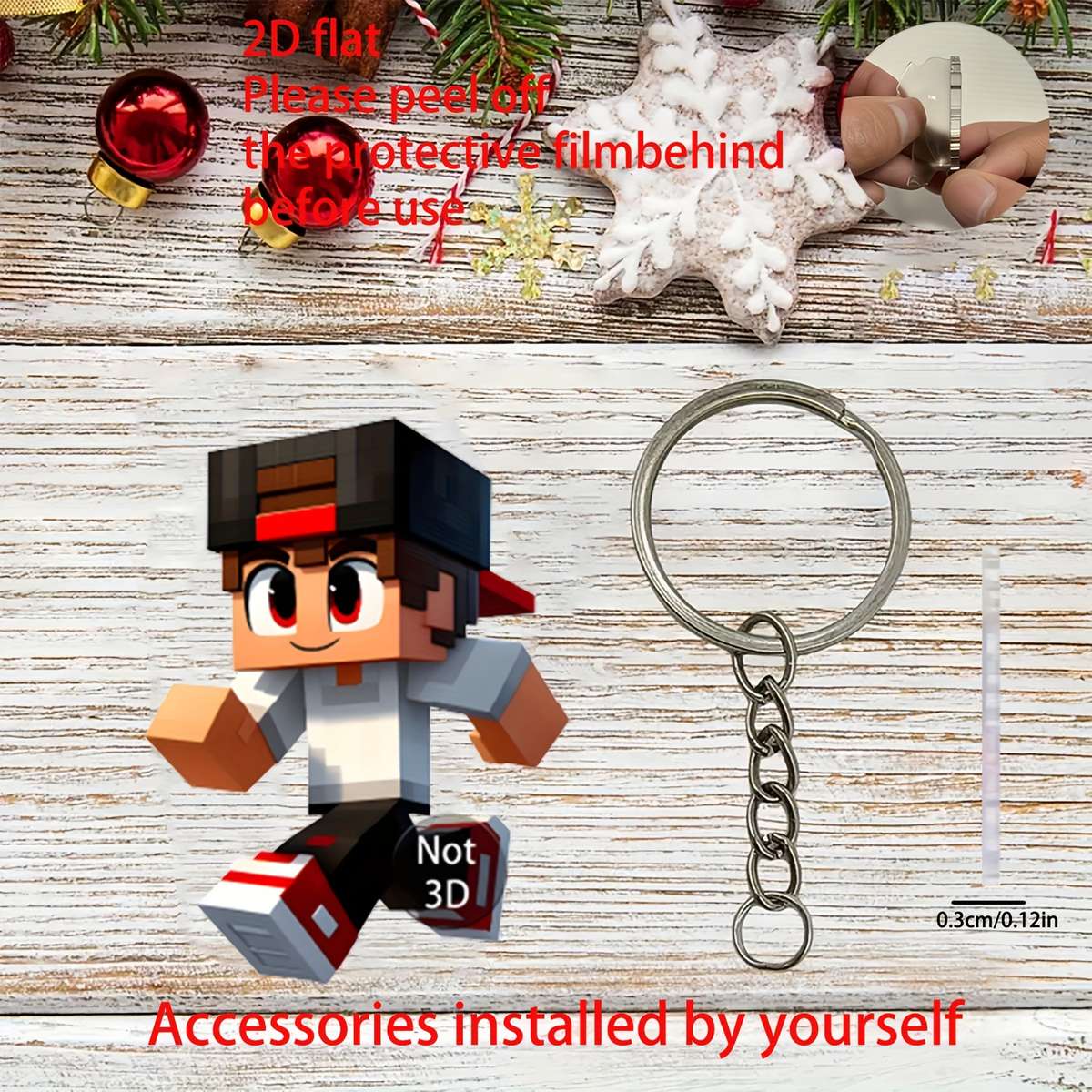 Keychain Ornament Size 5 Cm