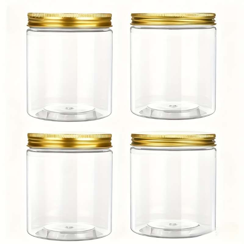 Sealed Jar Color Golden Screwon Cap2Pcs