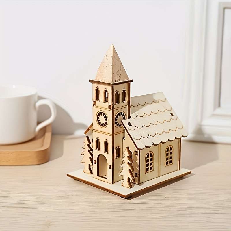 Building Toy Architectural Model Toy Set Items Church