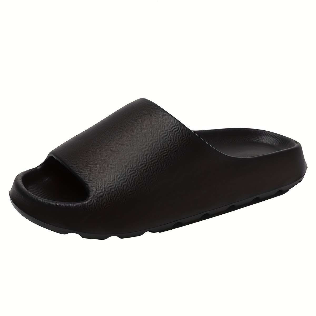 Men Slippers Summer Style Black Size Uk 7.5