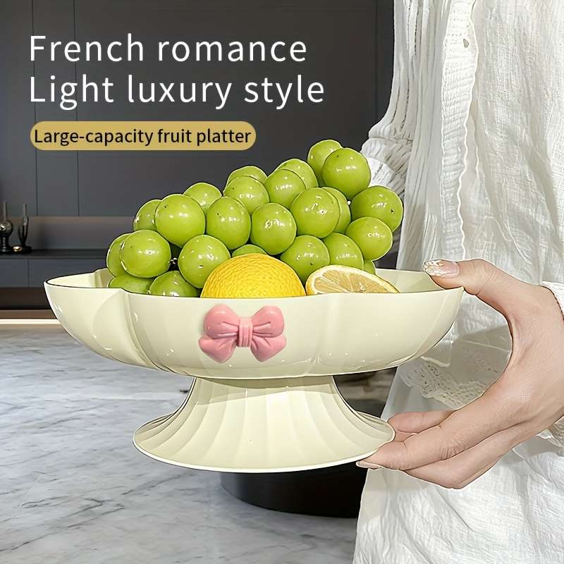 Bowl Color Solid Color Fruit Plate Itemsmedium