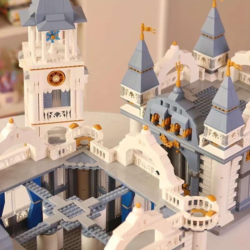 Building Toy Architectural Model Toy Set Style Castle