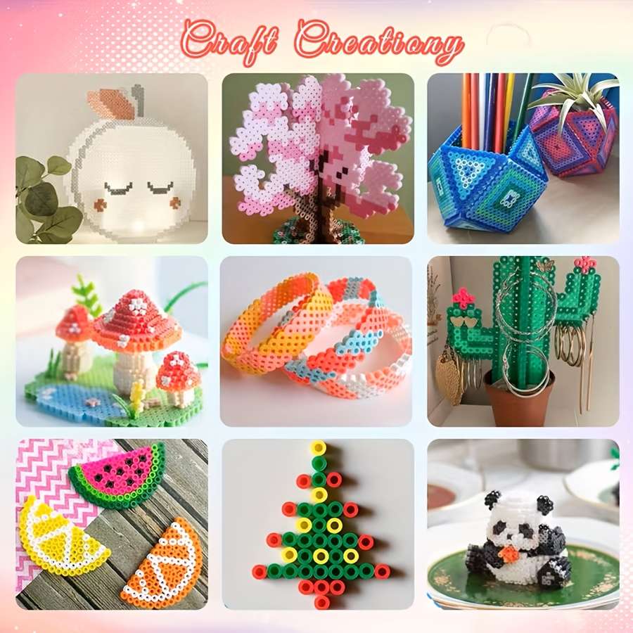Perler Bead Set 120Colors 5Boxes 60000Pcs