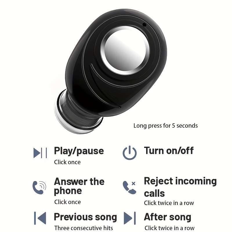 Wireless Headphones   Black