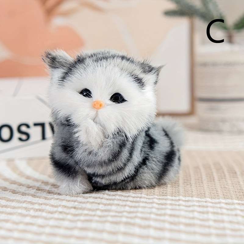 Plush Toys Color Leg Lifting Cat Blackhead