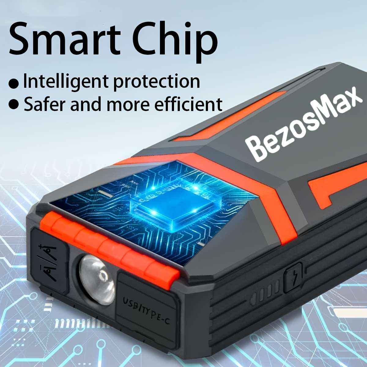 Premium Bezosmax Mah Large Capacity Car Emergency Fast Charging Reliable Power