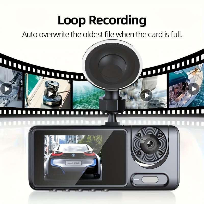 Superior Exclusive Full Hd Dual Car Camera Front And Rear Recording Night