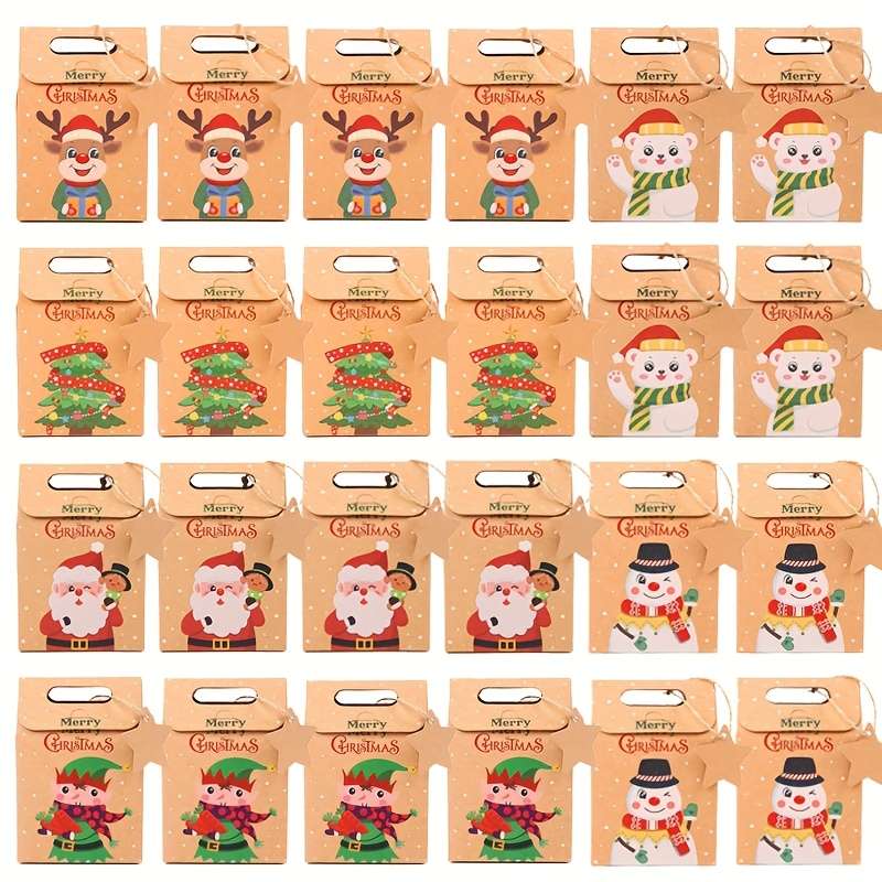 Christmas Gift Boxes Style Style 2 Quantity 24Pcs