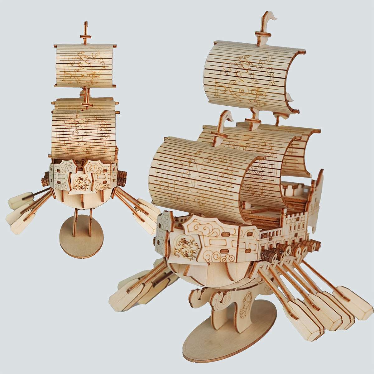 3D Jigsaw Puzzle Model Ship Items  Dragon Boat